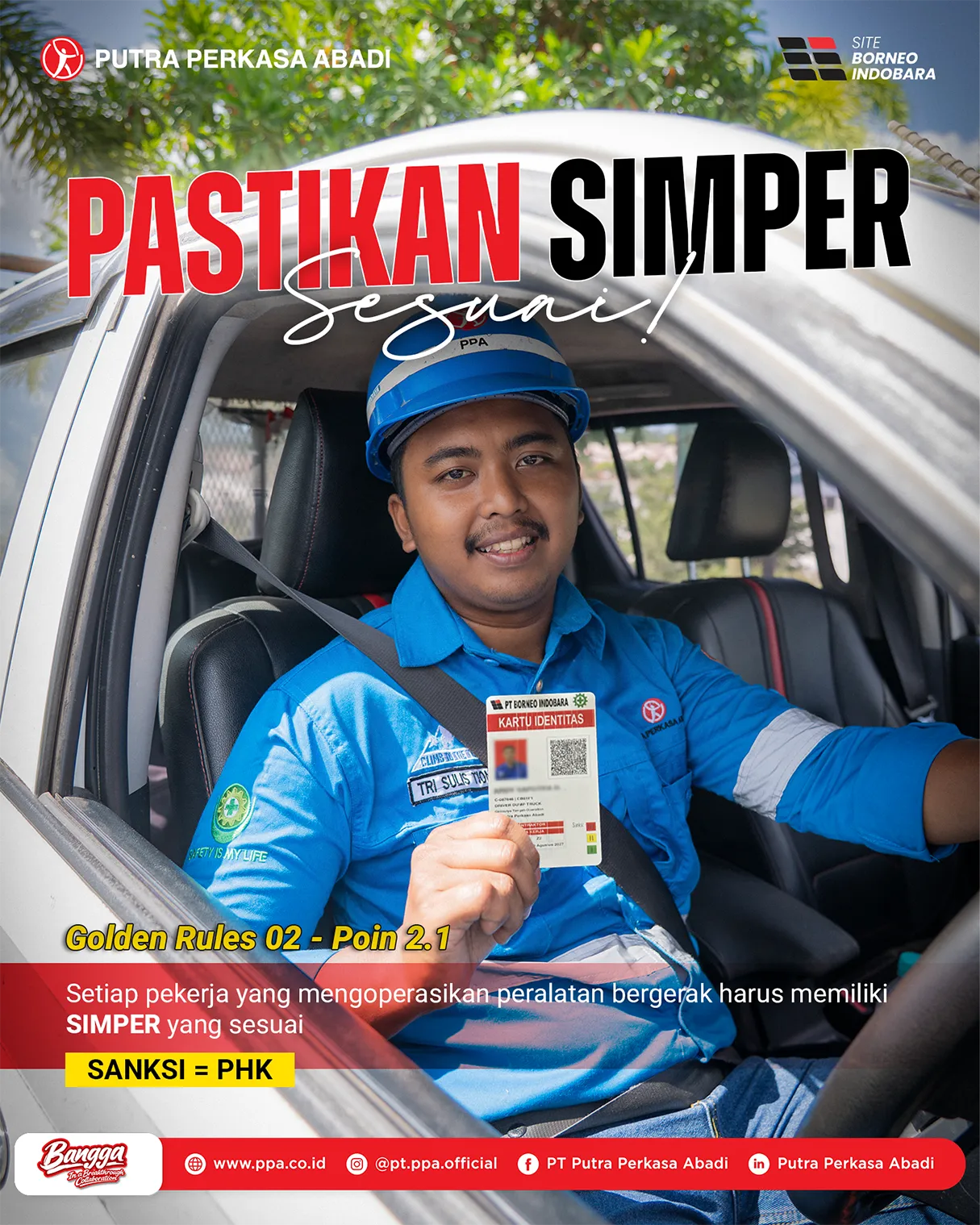 Tegakkan Golden Rules, Pengemudi Tanpa SIMPER Sesuai Terancam Sanksi Pemutusan Hubungan Kerja (PHK)